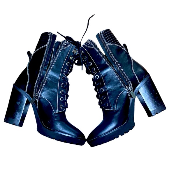 MK Bastian Leather Combat Boot - Picture 6 of 6